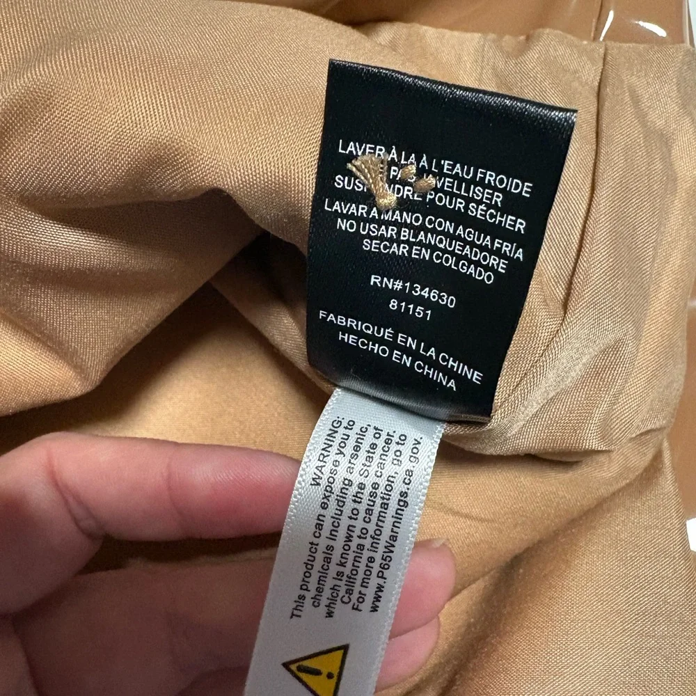 Anthropologie Sunday in Brooklyn Glossy Brown Pencil Skirt - Picture 7 of 13